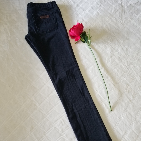 JORDACHE BLACK SKINNY JEANS SIZE 28 - Picture 2 of 8